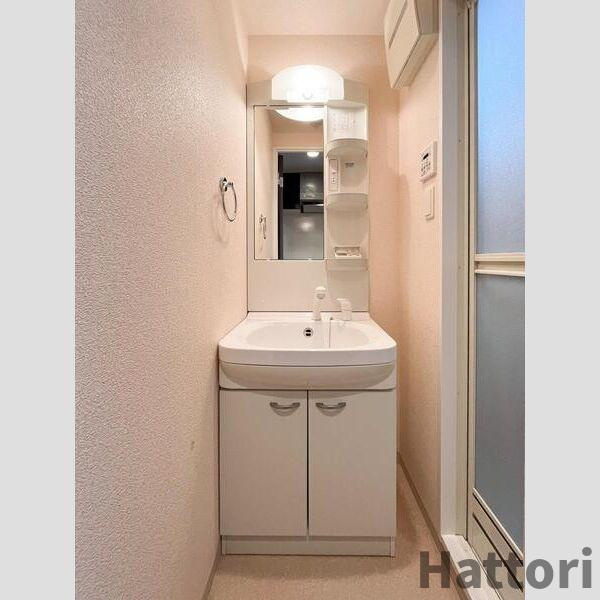 Luxe淡路の洗面所