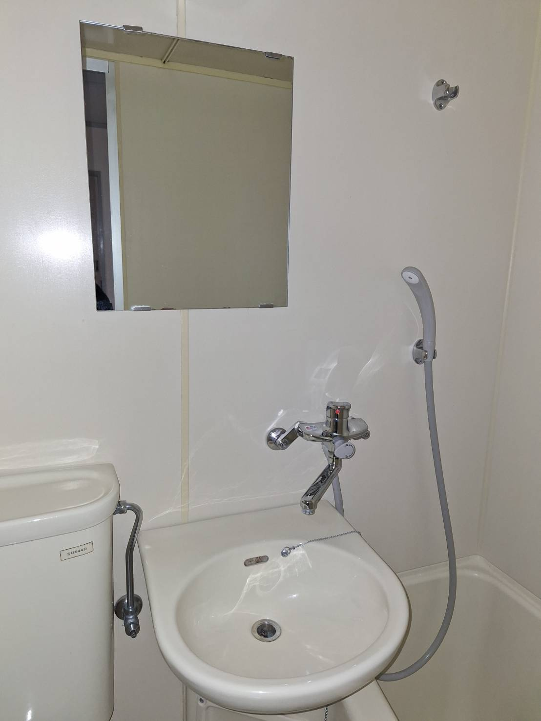 メゾンシャロームの洗面所