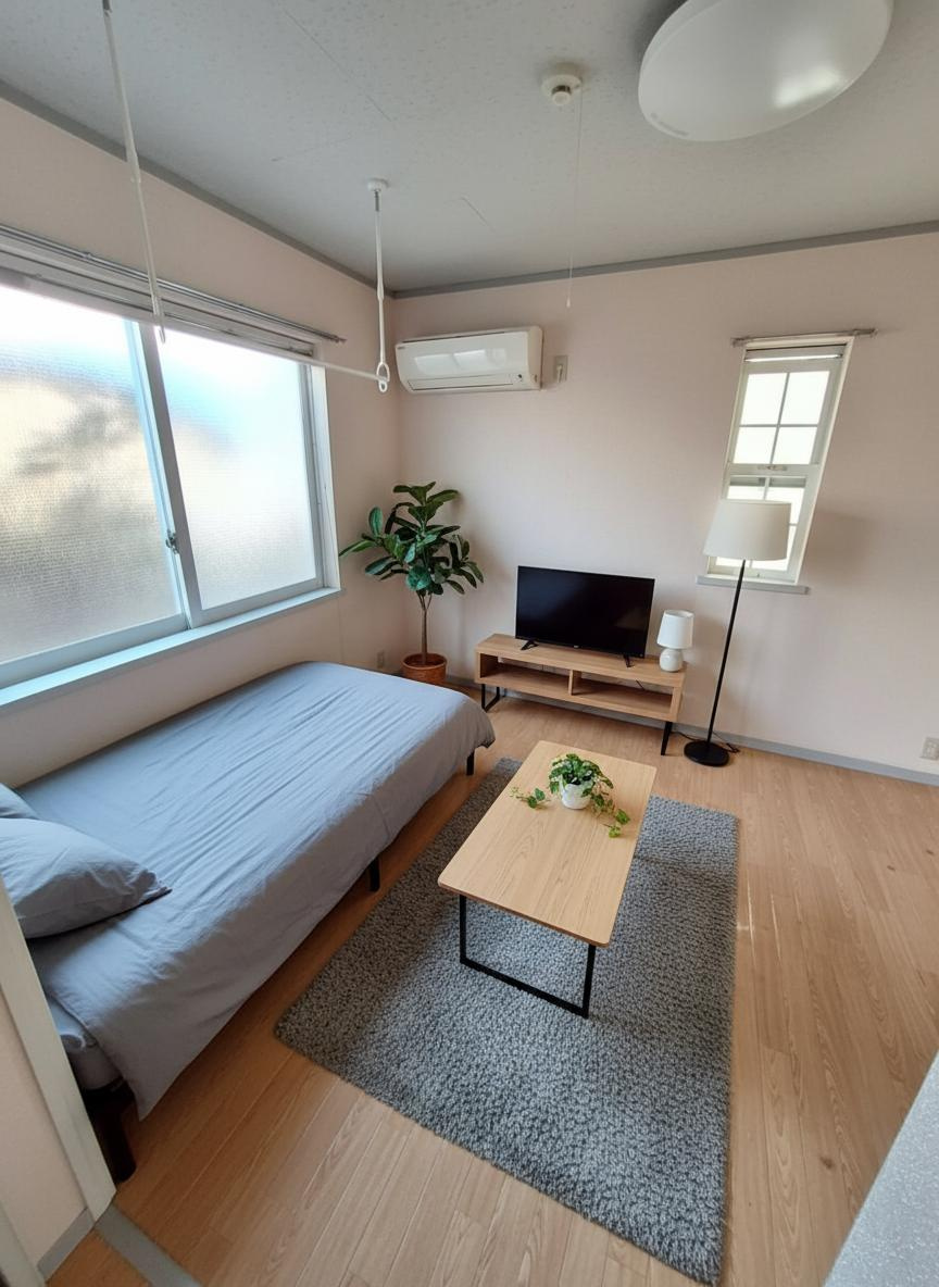 メゾンシャロームの洋室|「CG家具のため実際は家具が付きません」