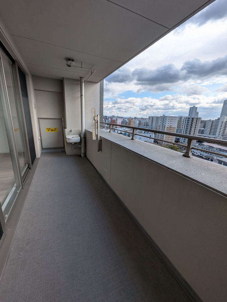 ユニーブル金山のバルコニー|バルコニー（南・スロップシンク付き）