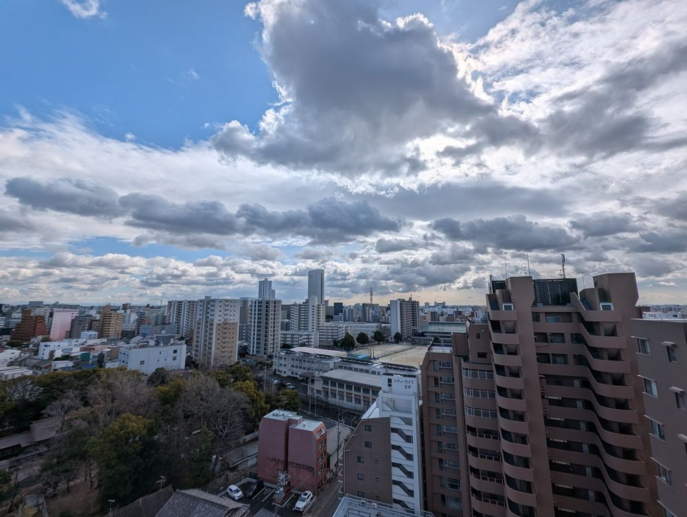 ユニーブル金山の展望|南バルコニーからの眺望