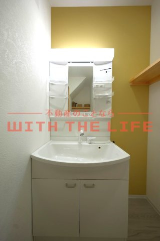 グランメゾン【キャッシュバック対象物件】の独立洗面台|独立洗面台で身支度をすべて済ませてしまいましょう