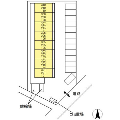 【区画図】 | マメゾン三野