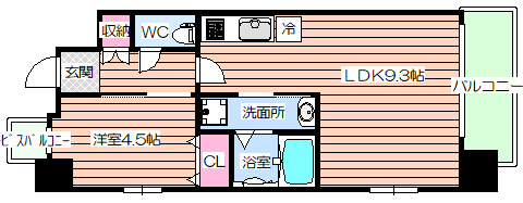 【間取り】 | レオングラン新大阪レジデンス