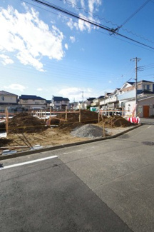 【外観】 | 【仲介手数料無料！！】八王子市大塚　新築戸建て（全4棟）2号棟　5480万円 | 令和８年1月２３日撮影　建築中