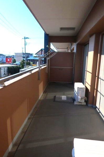 ゼファー北鴻巣オレンジステージのバルコニー
