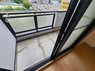 パラドール西院パートⅢのバルコニー|南向きバルコニー