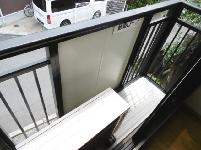 ウイングヴィラのバルコニー