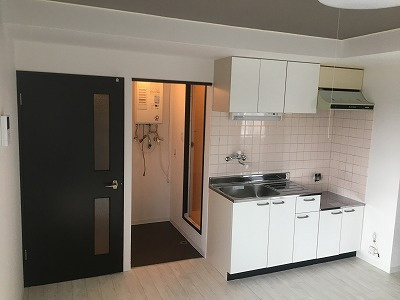 満室　札幌市白石区　一棟マンションのキッチン