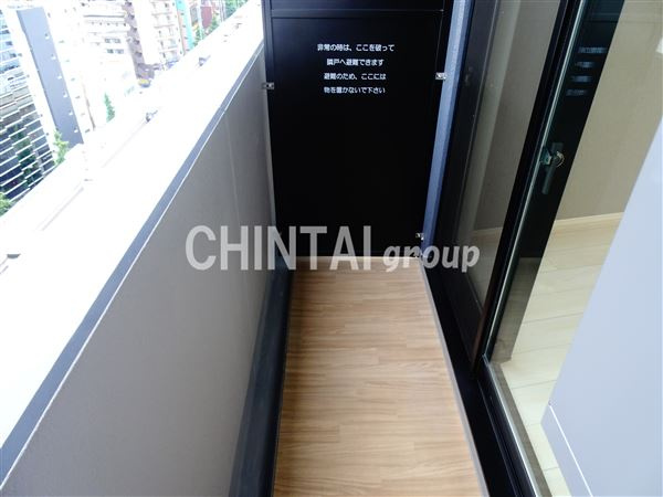 リテラス渋谷笹塚のバルコニー