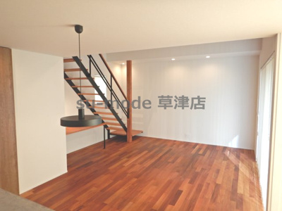 【居間・リビング】 | 坊袋戸建 | おしゃれなリビングです