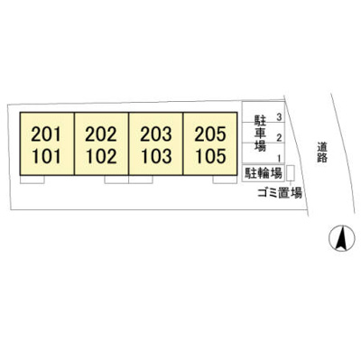 【区画図】 | ハイツブエイ