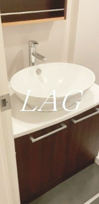 【洗面所】 | AULANI | 独立洗面台です。