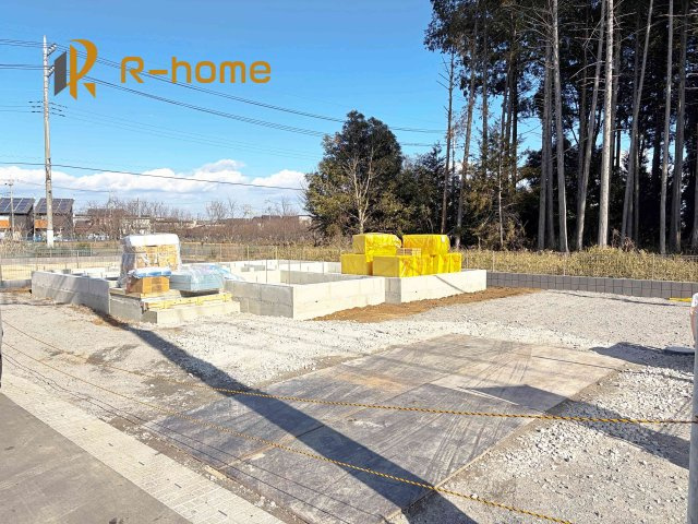 かすみがうら市下稲吉2期　新築戸建て　1号棟の外観|ご予約を頂ければ、『平日』はもちろん『早朝』や『夜間』もご見学可能です♪お気軽にお申し付けください♪