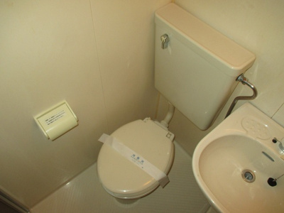 【トイレ】 | マンションのぞみ | ユニットバス内のトイレです