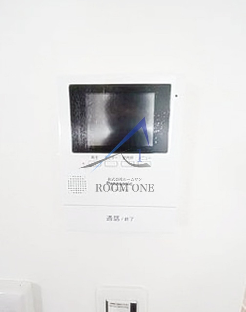 桜華楼のセキュリティ|モニター付きインターホンです。