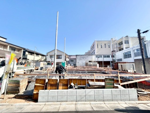 練馬区関町北4丁目　新築戸建　全3棟の外観|2026.01.26撮影

現地ご見学希望・資料請求などお気軽にお問い合わせ下さい！
03-5990-5201