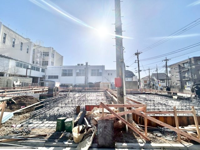 練馬区関町北4丁目　新築戸建　全3棟の外観|2026.01.26撮影

現地ご見学希望・資料請求などお気軽にお問い合わせ下さい！
03-5990-5201