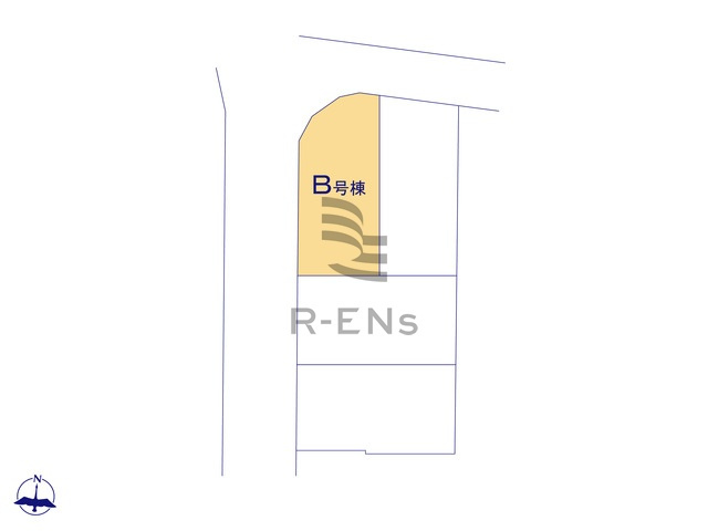 【区画図】 | 練馬区大泉町２丁目　新築戸建て　B号棟 | 徒歩10分圏内に教育施設が揃い、子育て世帯に便利な立地