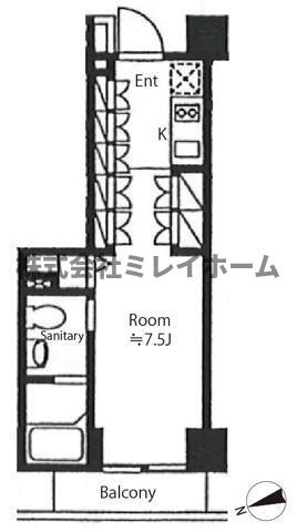 カスタリア戸越駅前の間取り