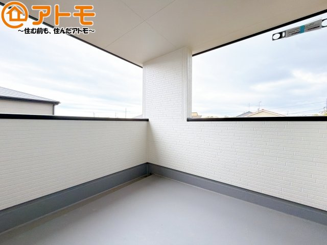 【バルコニー】 | 清水区三保7期　新築戸建　3号棟 | インナーバルコニーはお出かけ中の急な雨でも安心♪