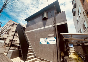 市川市南八幡３丁目のアパートの外観パース