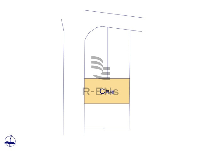 【区画図】 | 練馬区大泉町２丁目　新築戸建て　C号棟 | 徒歩10分圏内に教育施設が揃い、子育て世帯に便利な立地