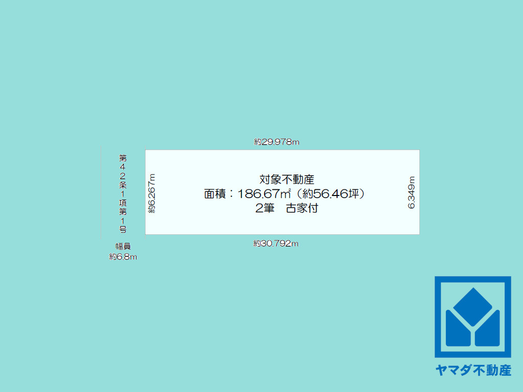 伏見区納所町の土地図