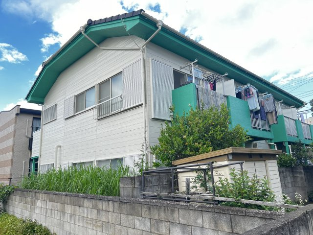 松戸市小山のアパートの外観
