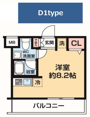 アルコバレーノ川崎WESTの間取り