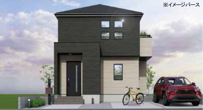 【外観パース】 | 桶川市　坂田10期 | イメージパース