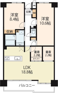 【間取り】 | アルティプラザ野洲