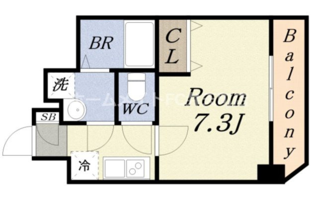 【間取り】 | レグゼスタ弁天町