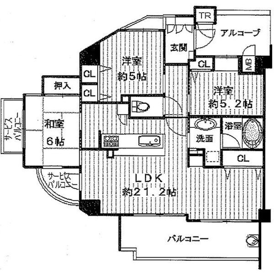 【間取り】 | レアルグランデ千里中央