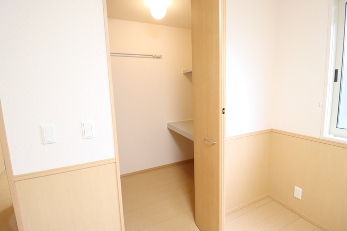 ひたち野 Merry.Palの収納|ウォークインクローゼット仕様