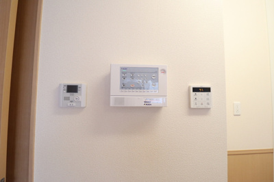 【セキュリティ】 | ひたち野 Merry.Pal | アルソックホームセキュリティ標準搭載、モニター付インターホン（オートロック仕様）