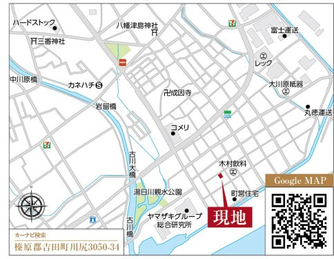 吉田町川尻5期／の地図