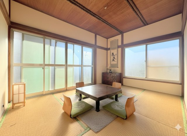 戸塚区平戸2丁目　中古戸建の和室|◆二面採光で、陽差しを長時間受ける事が出来る暖かい室内です。(家具はイメージ写真です）