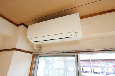 【設備】 | ゴトウマンション | エアコン完備で快適に過ごせます