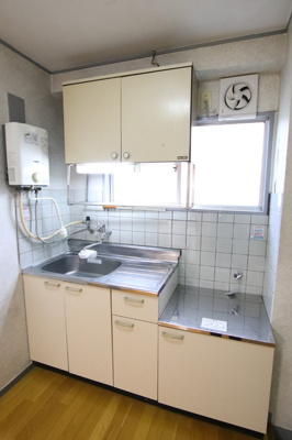 【キッチン】 | ゴトウマンション | ガスコンロが設置できるキッチンです