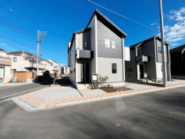 祝　成約済み　八王子市　楢原町　新築戸建ての前面道路含む現地写真|～仲介手数料無料☆八王子ひなた不動産～八王子市楢原町　新築戸建て