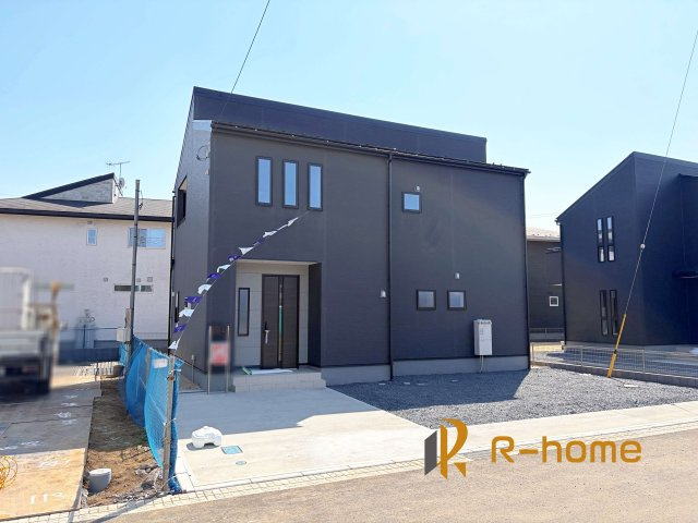 かすみがうら市下稲吉2期　新築戸建て　5号棟の外観パース|2026年3月完成予定！近隣の同仕様完成物件をご見学いただけます♪