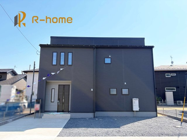かすみがうら市下稲吉2期　新築戸建て　5号棟の外観|建物完成いたしました！ご予約で『平日』や『夕方』などでもご見学可能です！