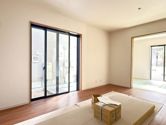 川越市南大塚4丁目　新築一戸建て　1号棟の居間・リビング|ゆったり過ごせる居間です