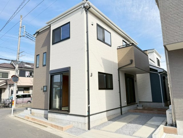 川越市南大塚4丁目　新築一戸建て　1号棟の外観|外観もきれいです