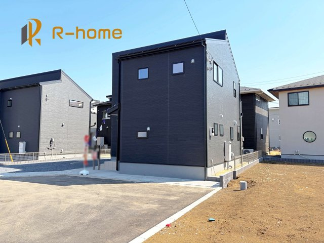 かすみがうら市下稲吉2期　新築戸建て　6号棟の外観|建物完成いたしました！ご予約で『平日』や『夕方』などでもご見学可能です！