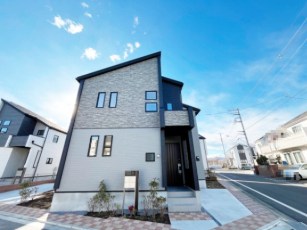 祝　成約済み　八王子市　楢原町　新築戸建ての外観|～仲介手数料無料☆八王子ひなた不動産～八王子市楢原町　新築戸建て