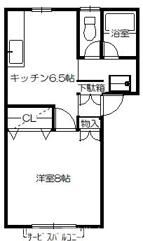 シティハイツの間取り
