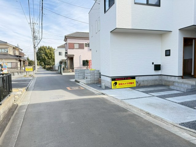 川越市南大塚4丁目　新築一戸建て　2号棟の前面道路含む現地写真|前面道路含む現地写真です