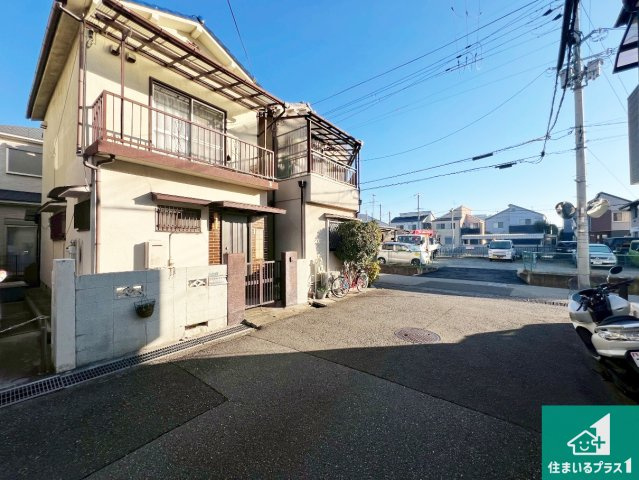 尼崎市西昆陽　売土地の前面道路含む現地写真|周辺は落ち着いた街並みの住宅地！子育てがしやすい住環境です！